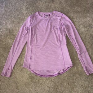 Duluth Trading Athletic Top Shirt Women’s XS Striped‎ Purple White